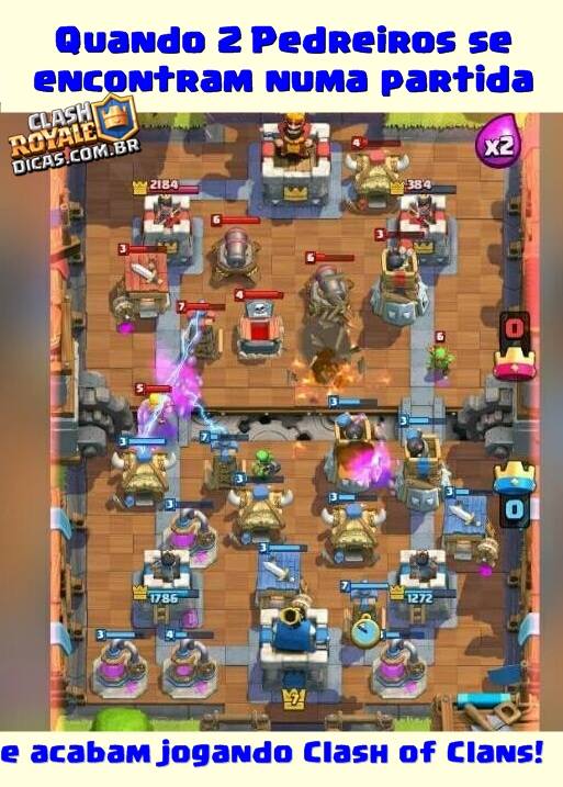 Pedreiros Fazendo Clash Of Clans